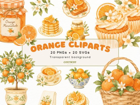 Download Orange Watercolor Cliparts Mediterranean - Mediterranean Collection