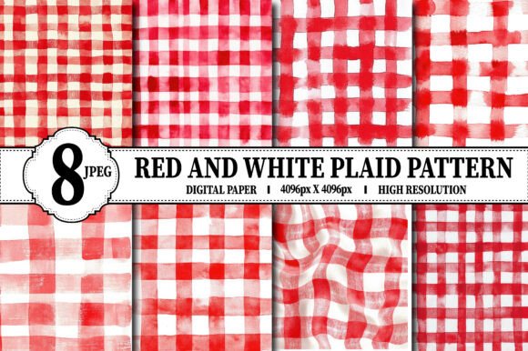 Download Valentine's Day Red &amp; White Plaid Check - Valentine's day Collection