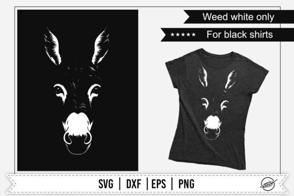 Download Donkey for Black Shirts/surfaces - Black Collection