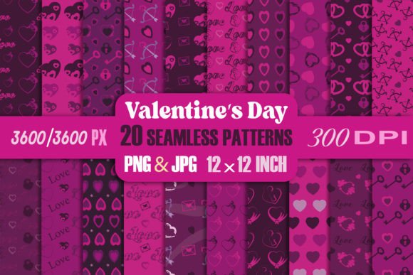 Download Seamless Pattern Valentine's Day - Valentine's day Collection